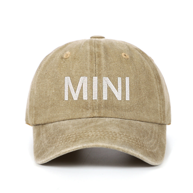 Washed Cotton Embroidered Baseball Cap
