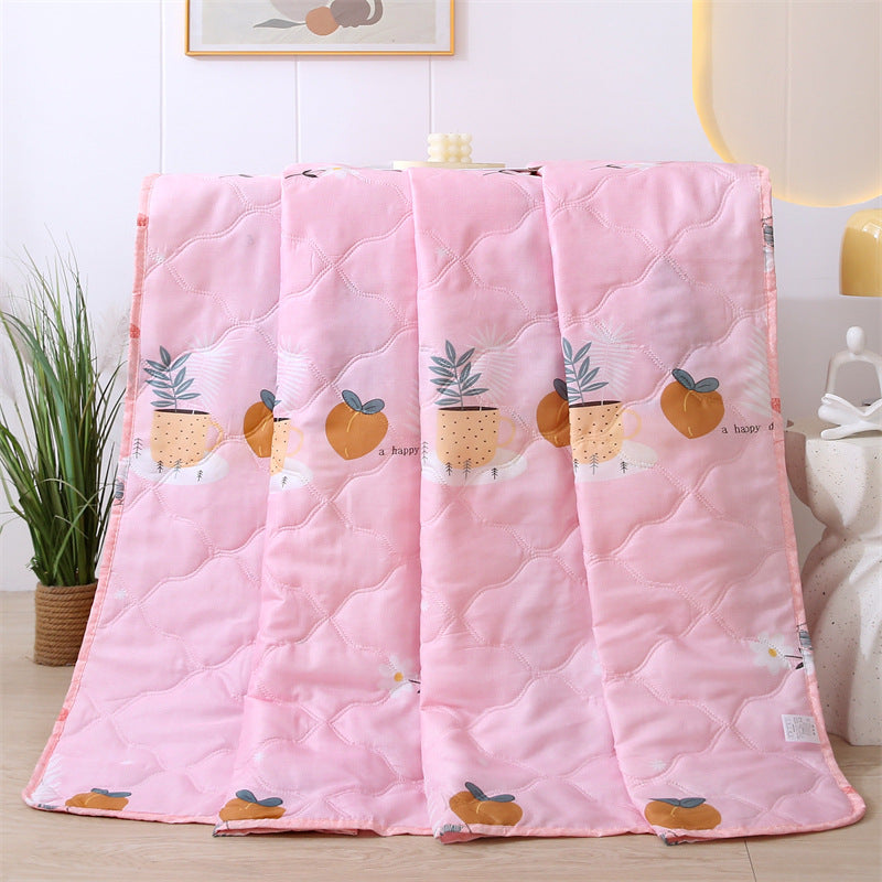 Washed Cotton Summer Cool Quilt with Gift Box