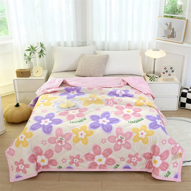 Washed Cotton Summer Cool Quilt with Gift Box