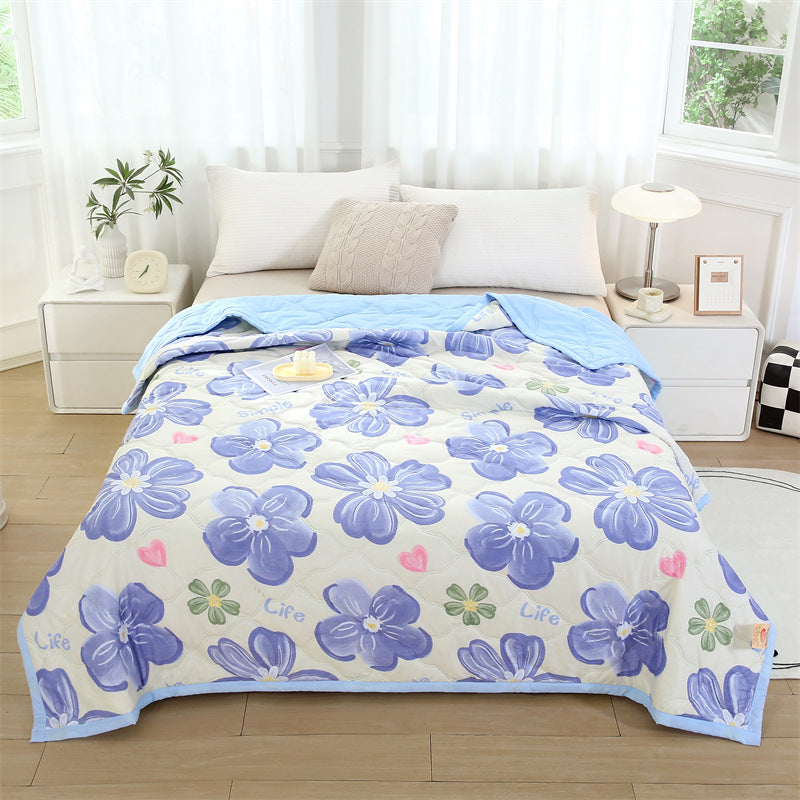 Washed Cotton Summer Cool Quilt with Gift Box