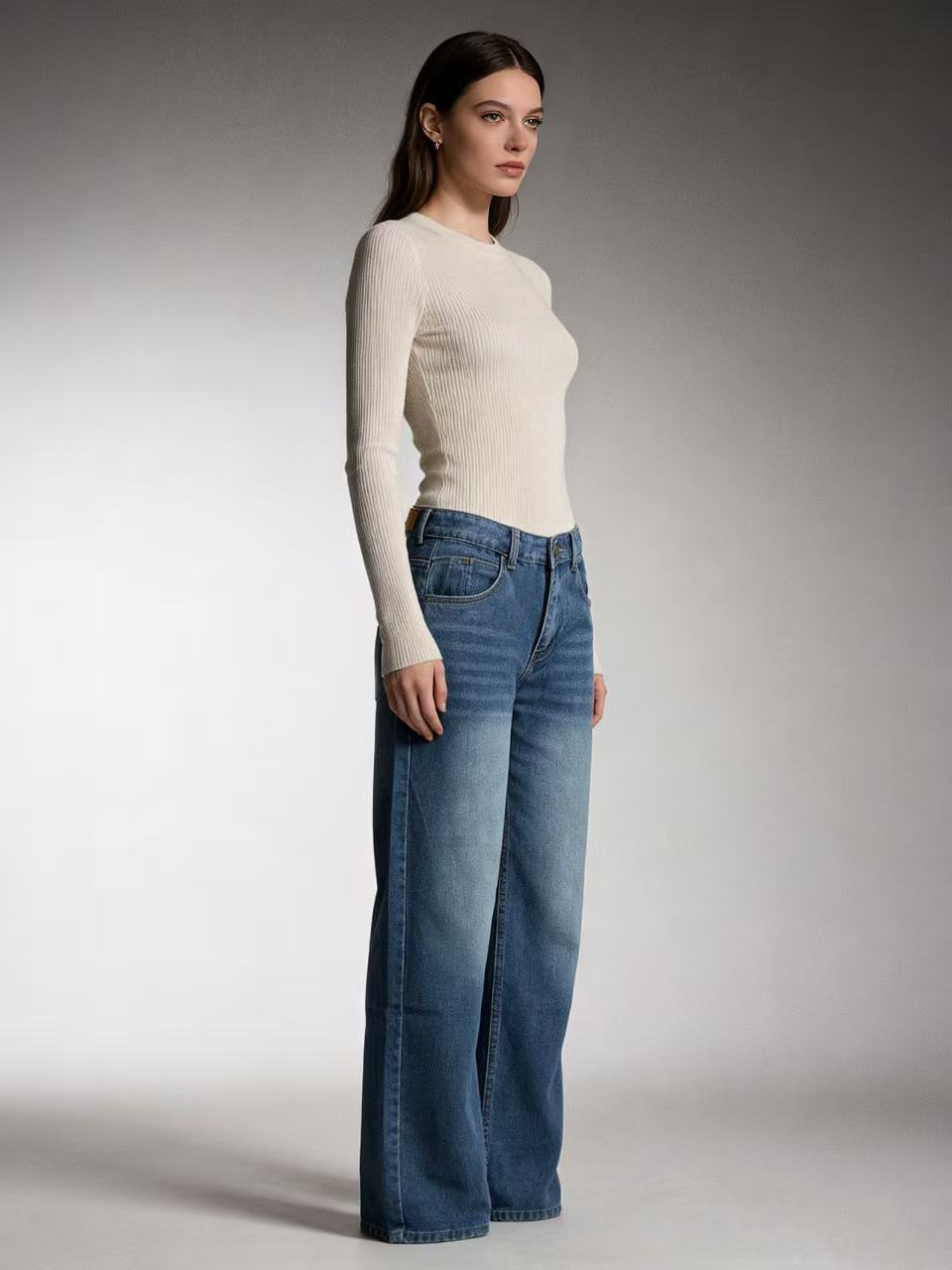 Washed jeans
