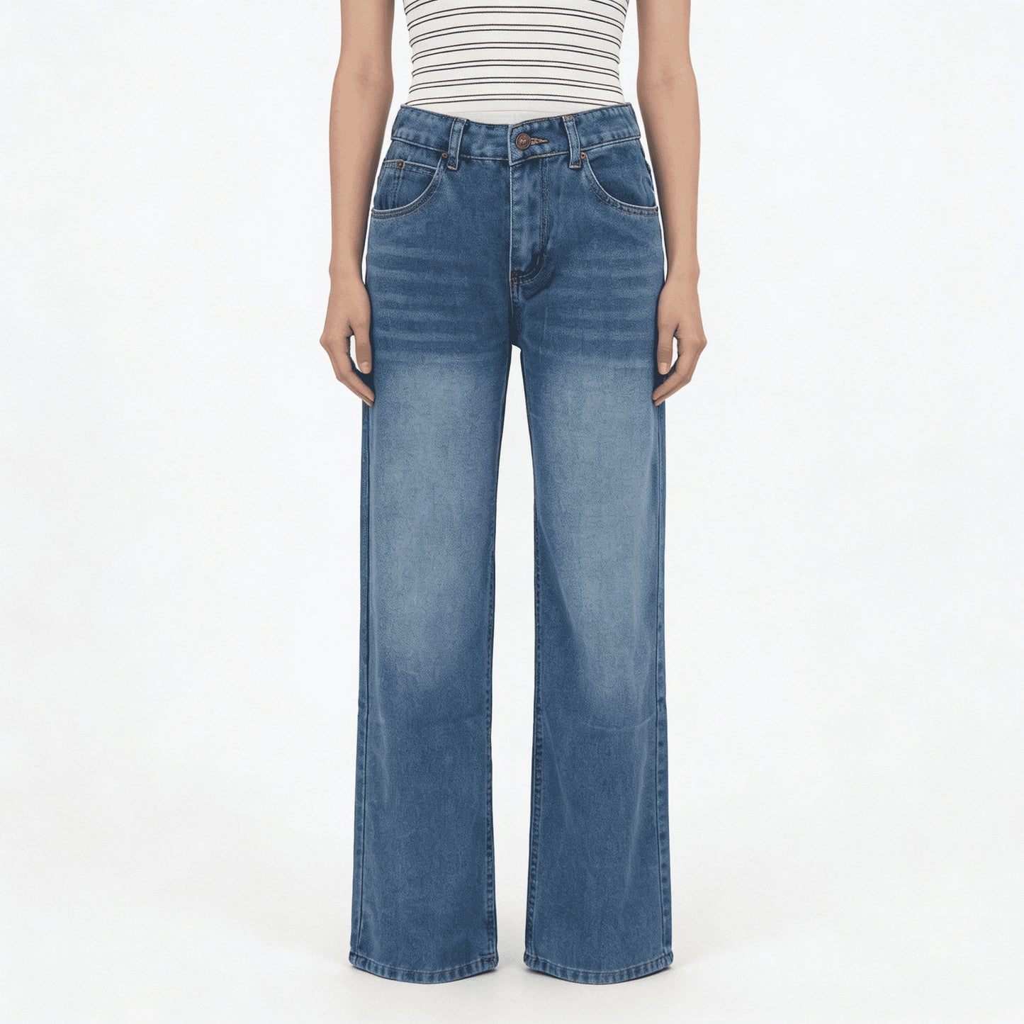 Washed jeans