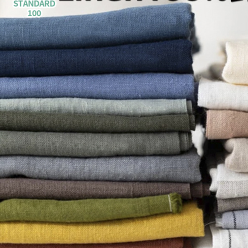 Washed Pure Linen Bed Sheet Solid Color Light Luxury