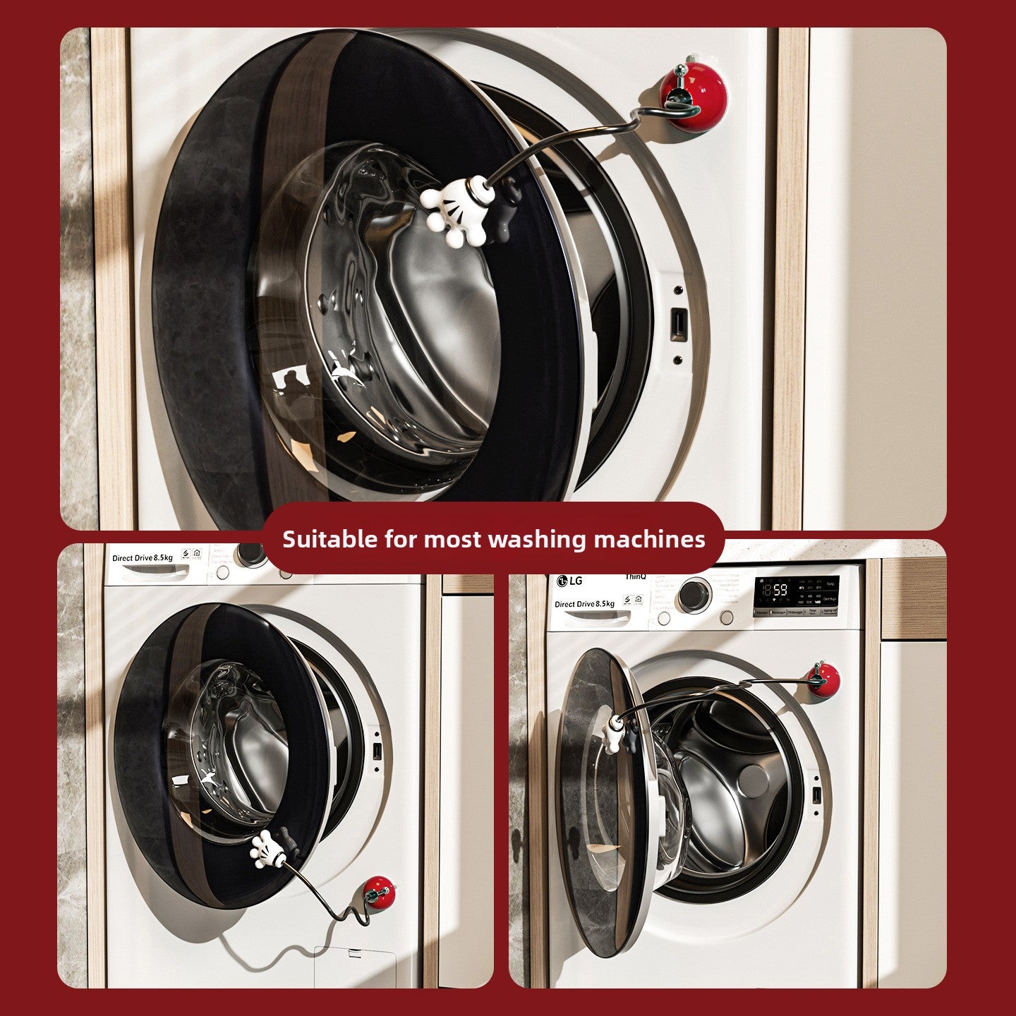 Washing Machine Door Holder Protective Sticker