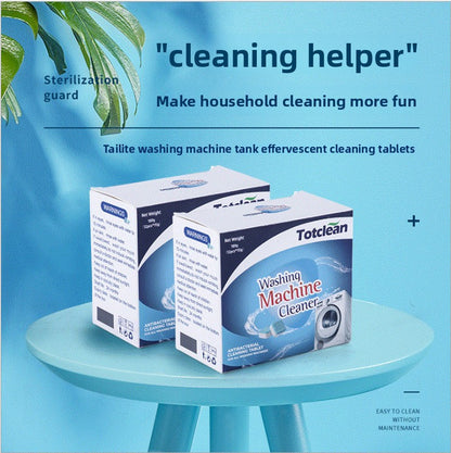 Washing machine effervescent tablets