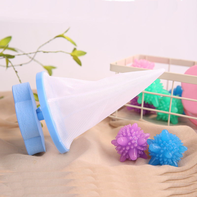 Washing machine filter cleaning net