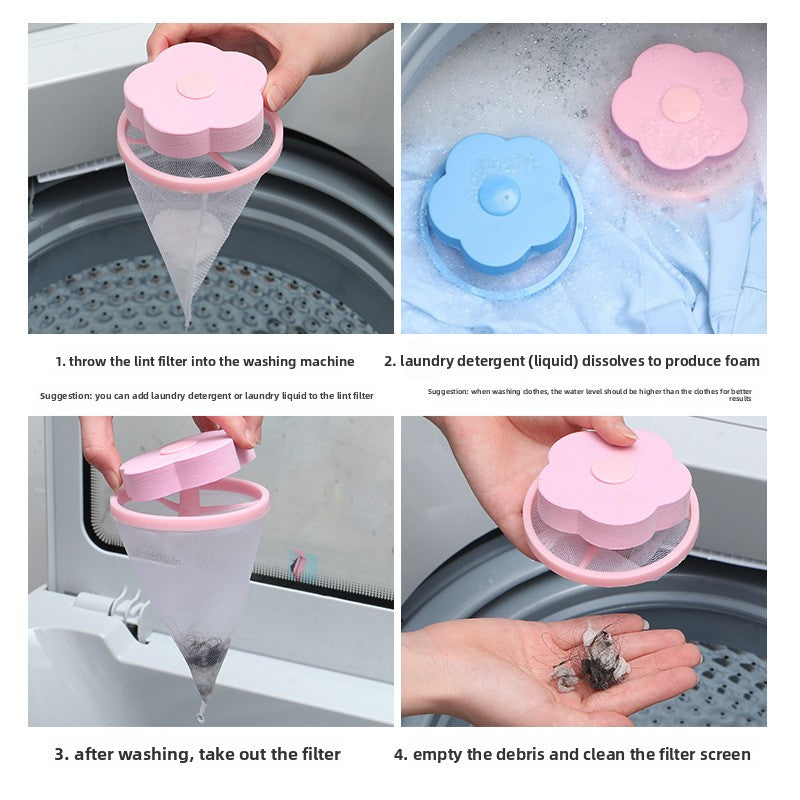 Washing machine lint remover