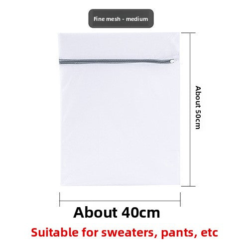 Washing machine mesh bag for cleaning and care