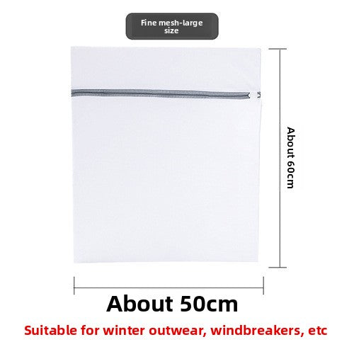 Washing machine mesh bag for cleaning and care