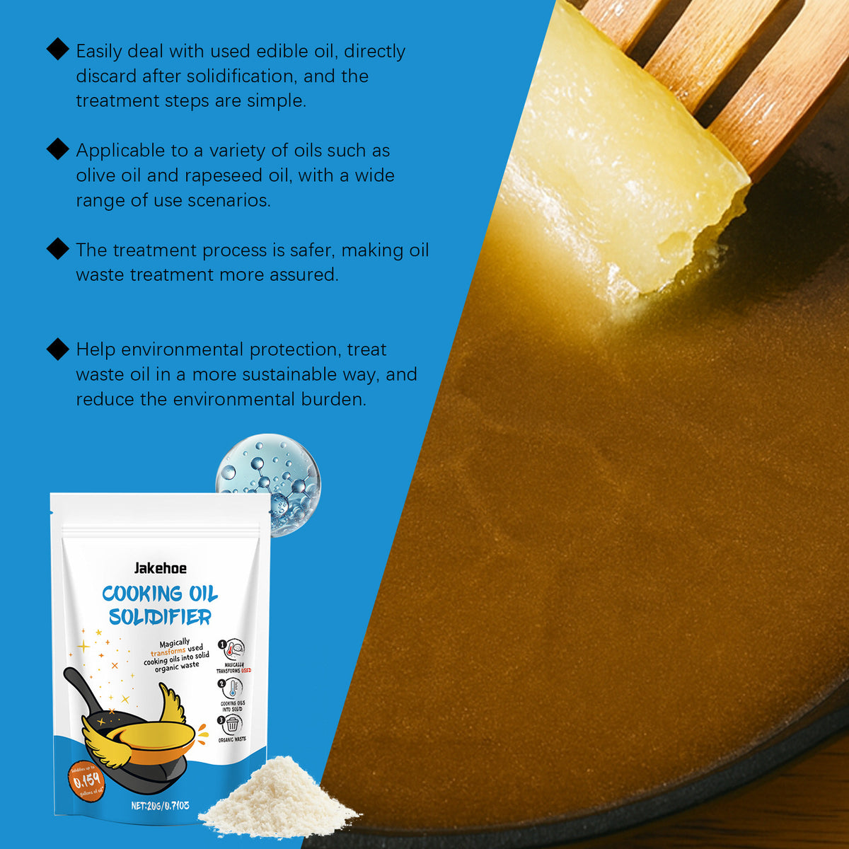 Waste Oil Solidifying Powder