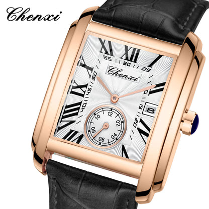 Watch Dawn Brand Square Quartz WatchDirectBelt Watch Men
