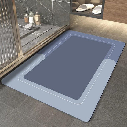 Water-absorbing anti-slip quick-drying floor mat
