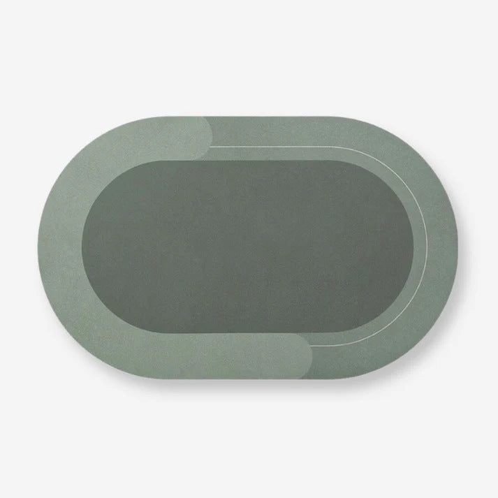 Water-absorbing anti-slip quick-drying floor mat