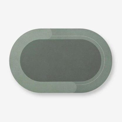 Water-absorbing anti-slip quick-drying floor mat