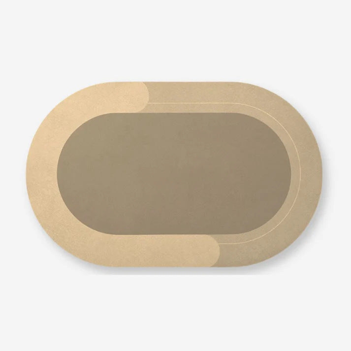 Water-absorbing anti-slip quick-drying floor mat