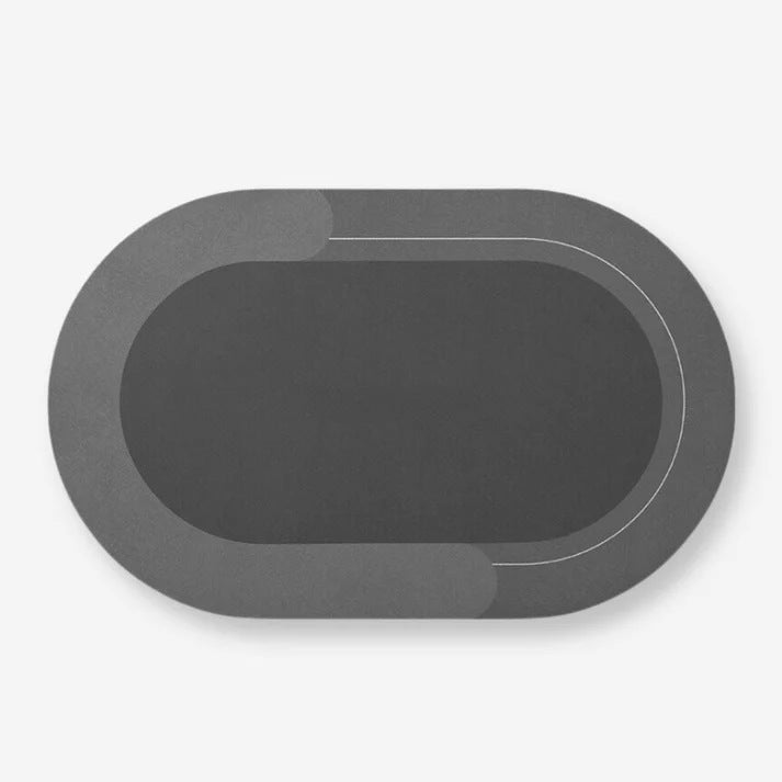 Water-absorbing anti-slip quick-drying floor mat