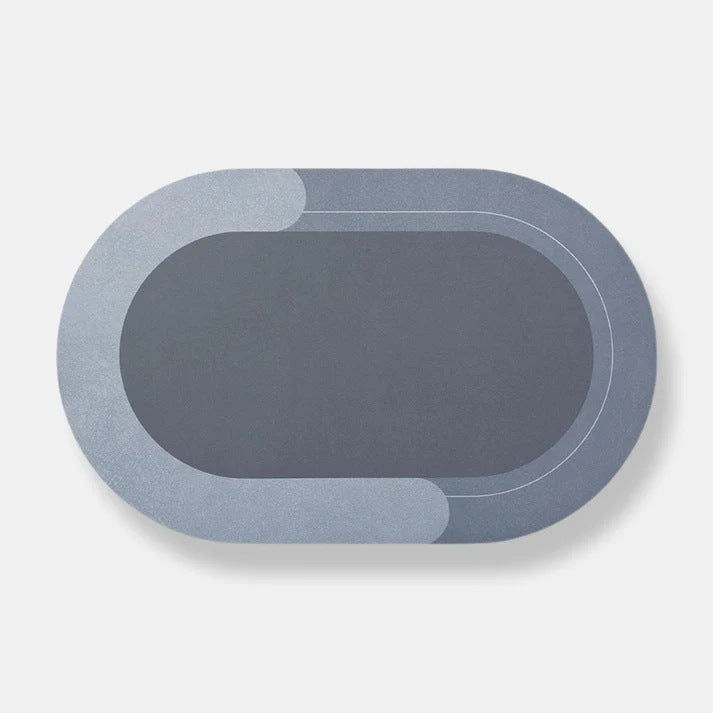 Water-absorbing anti-slip quick-drying floor mat