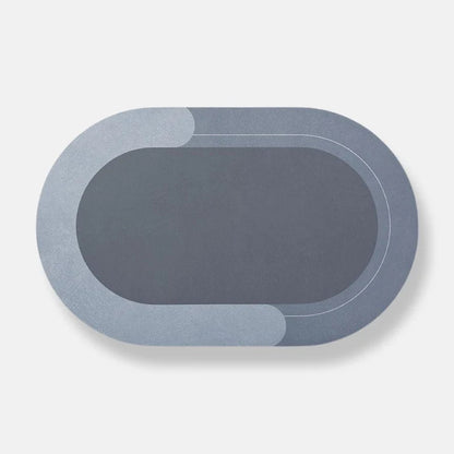 Water-absorbing anti-slip quick-drying floor mat