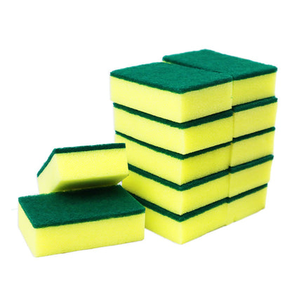 Water-absorbing pot scrubbing sponge and dishcloth