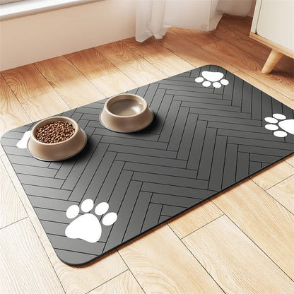 Water-absorbing quick-drying mat