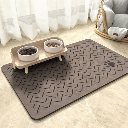 Water-absorbing quick-drying mat