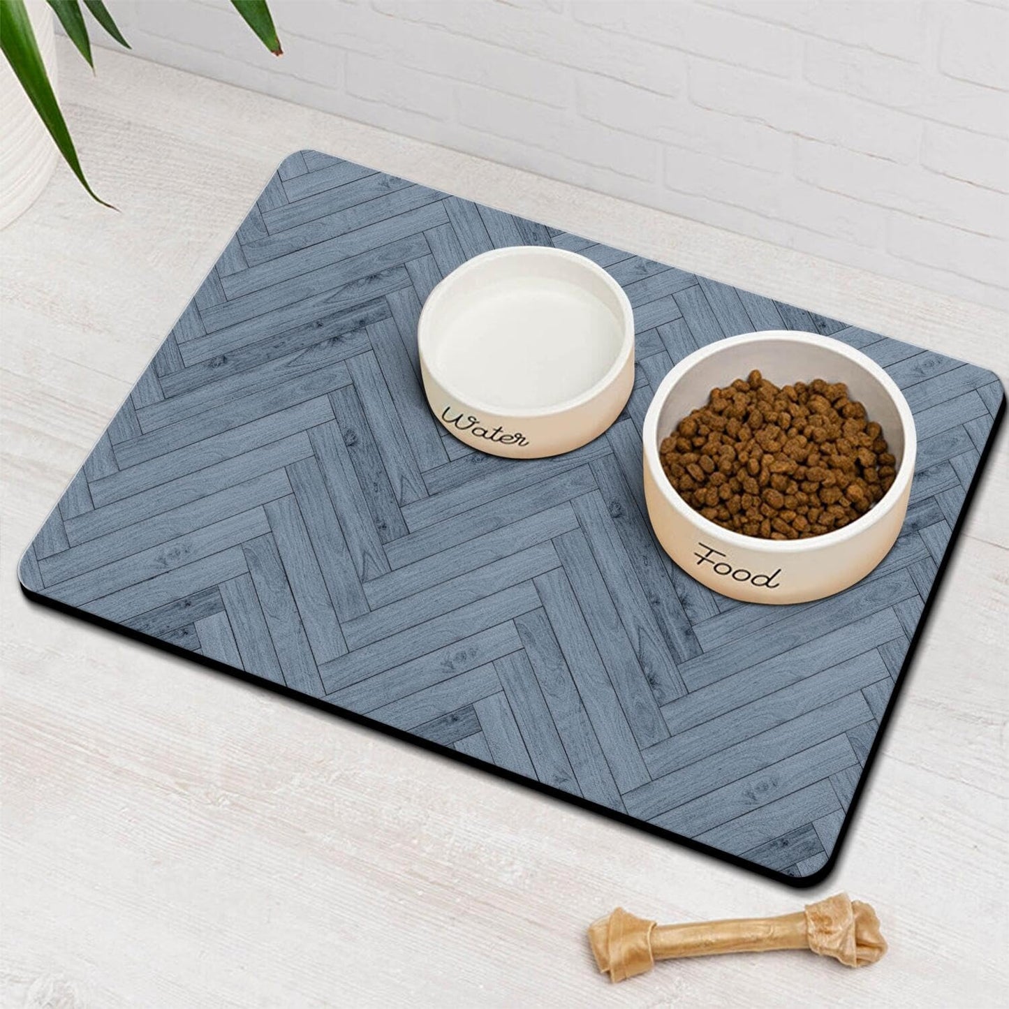 Water-absorbing quick-drying mat
