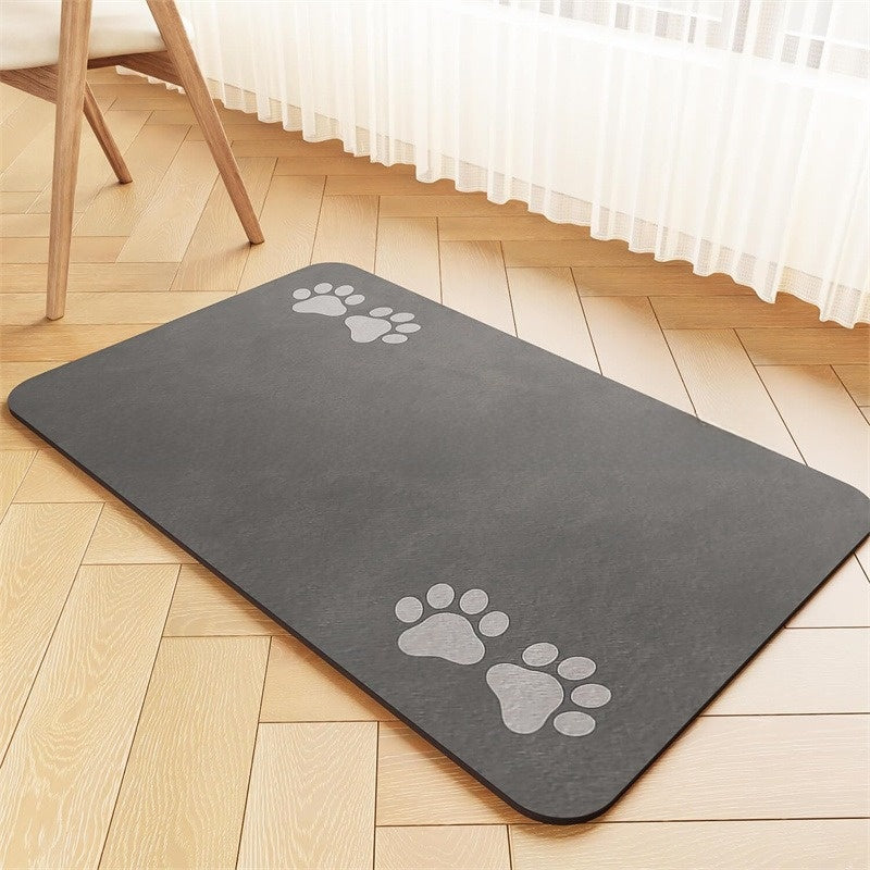 Water-absorbing quick-drying mat