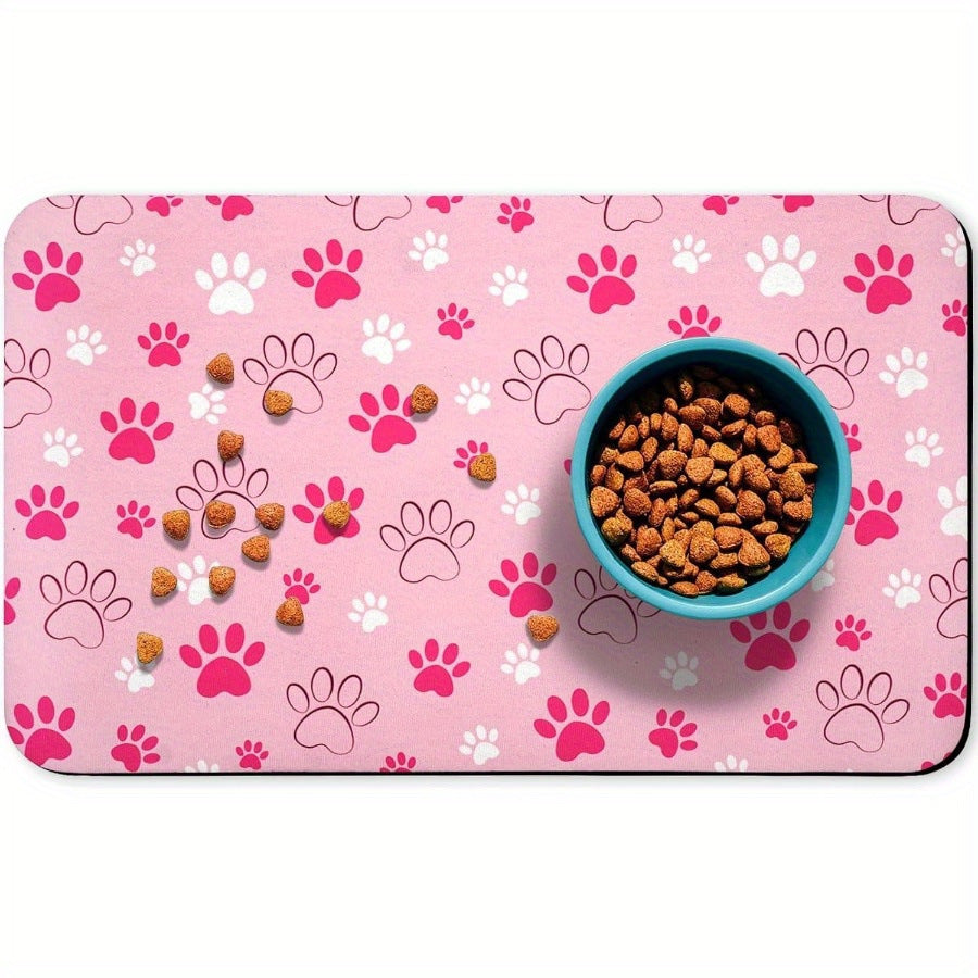 Water-absorbing quick-drying mat