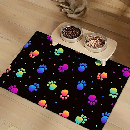 Water-absorbing quick-drying mat