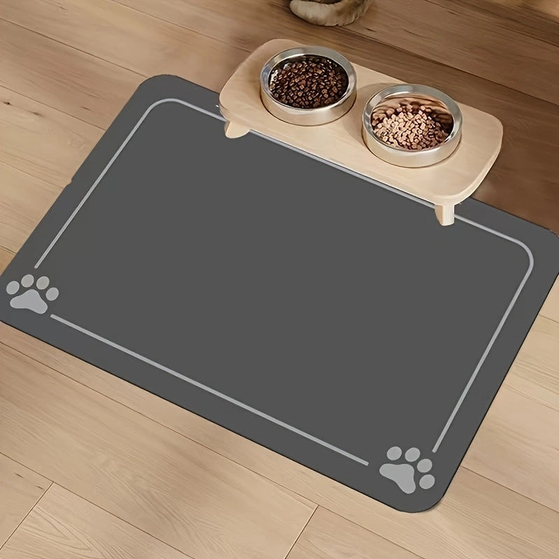 Water-absorbing quick-drying mat