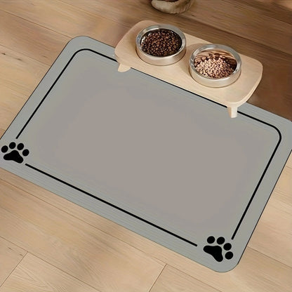 Water-absorbing quick-drying mat
