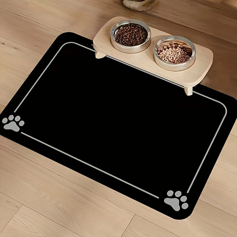 Water-absorbing quick-drying mat