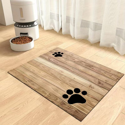 Water-absorbing quick-drying mat
