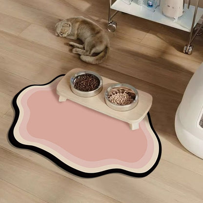 Water-absorbing quick-drying mat