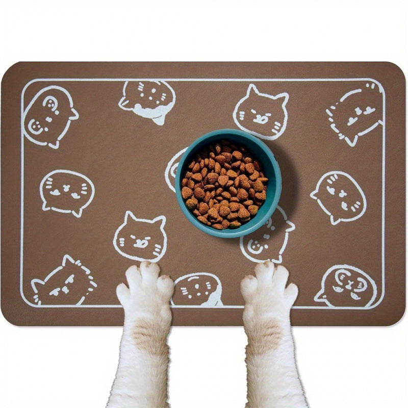 Water-absorbing quick-drying mat