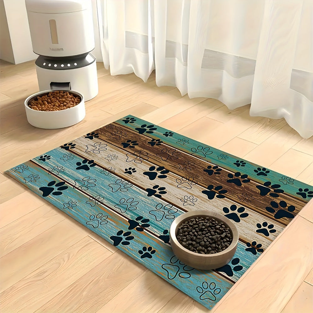 Water-absorbing quick-drying mat