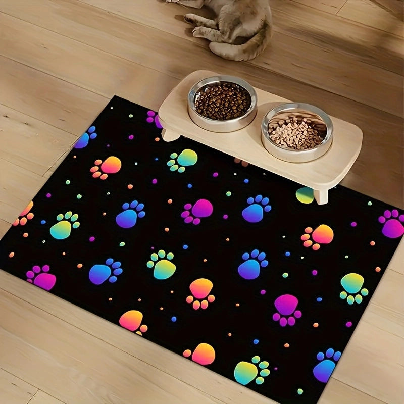 Water-absorbing quick-drying mat