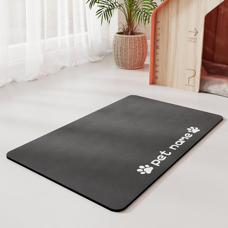 Water-absorbing quick-drying mat