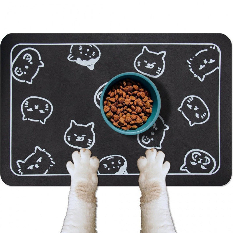 Water-absorbing quick-drying mat