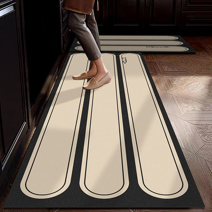 Water-absorbing, stain-resistant and anti-slip floor mat