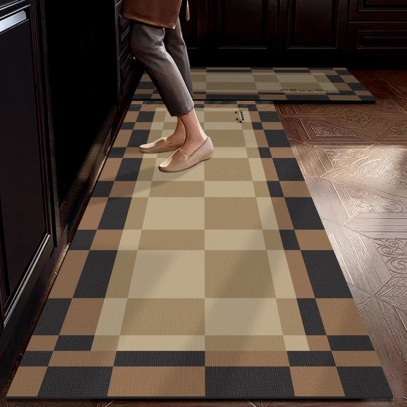 Water-absorbing, stain-resistant and anti-slip floor mat