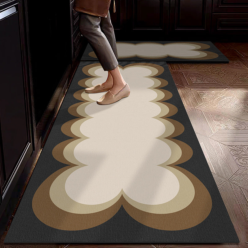 Water-absorbing, stain-resistant and anti-slip floor mat