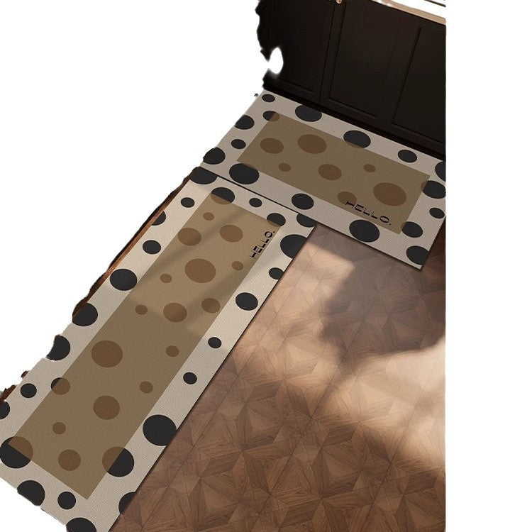 Water-absorbing, stain-resistant and anti-slip floor mat