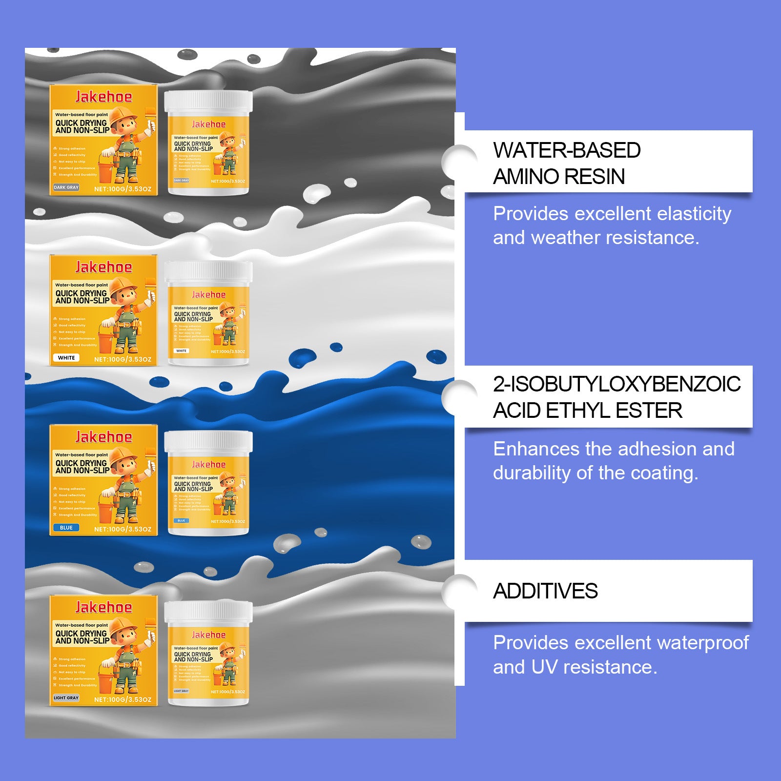 Water-Based Hydrophobic Epoxy Floor Coating