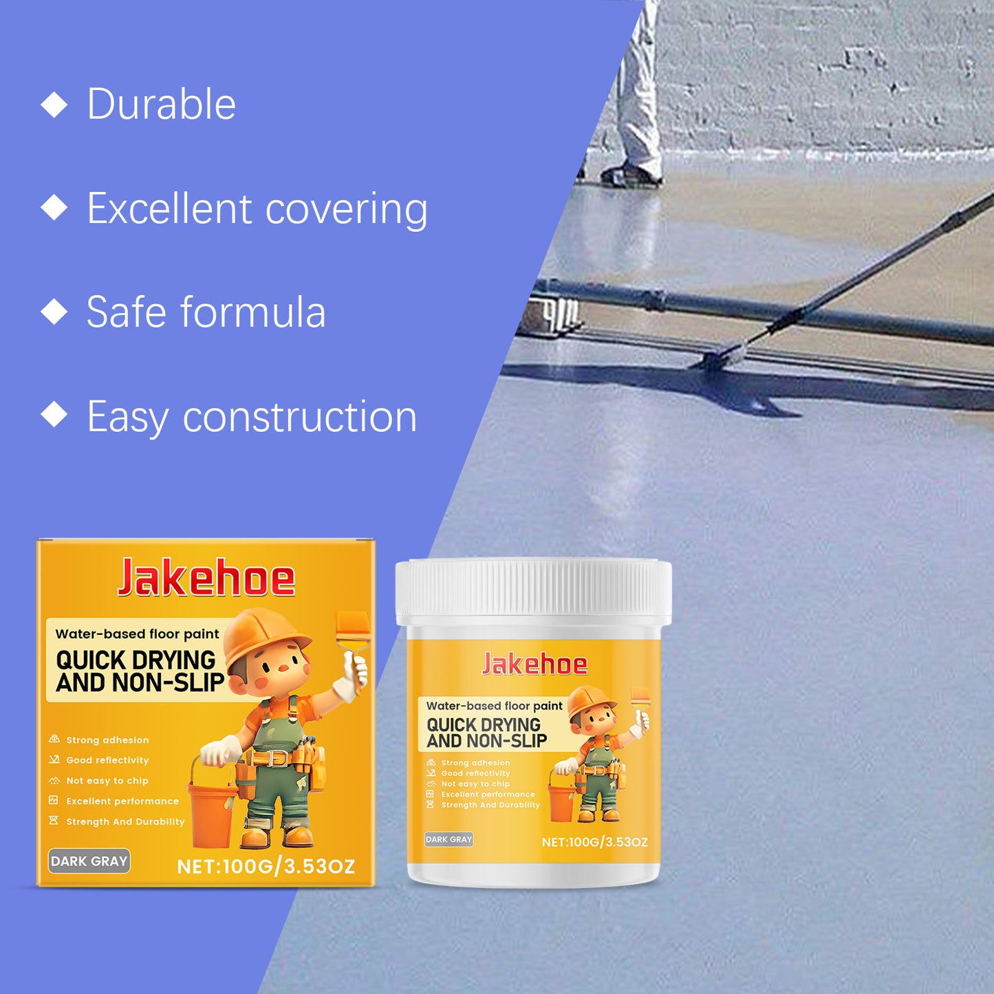 Water-Based Hydrophobic Epoxy Floor Coating