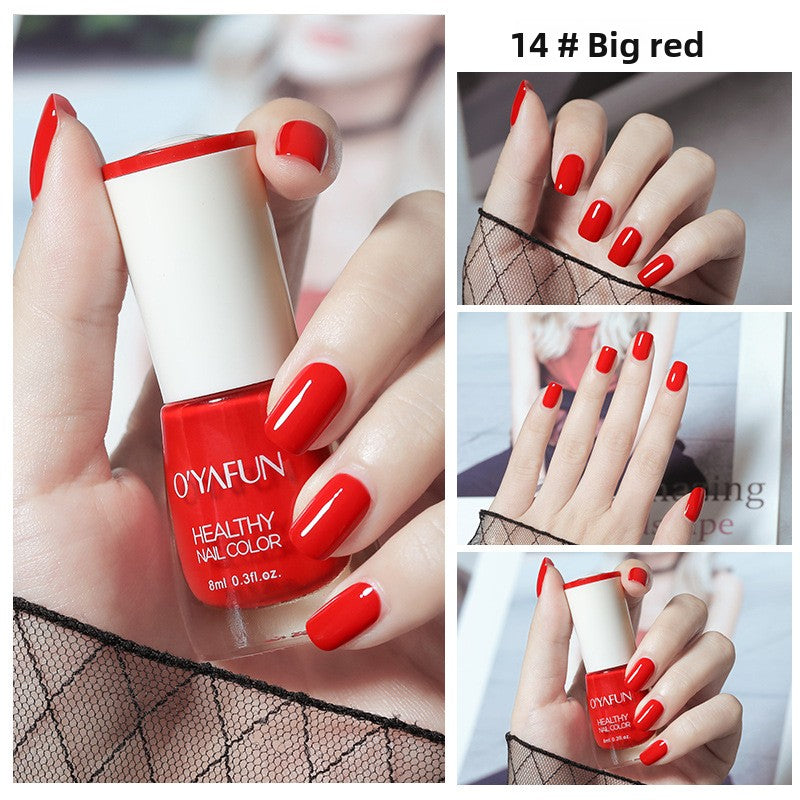 Water-based nail polish