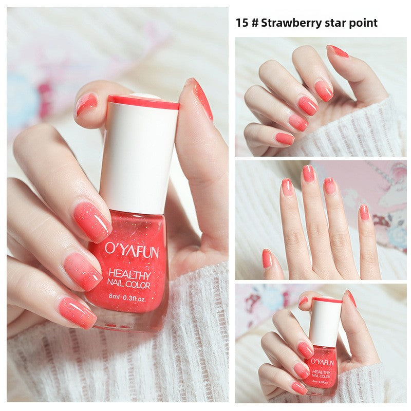 Water-based nail polish