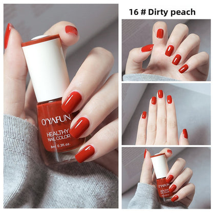 Water-based nail polish