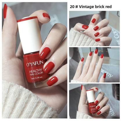 Water-based nail polish