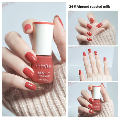Water-based nail polish